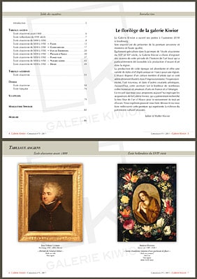 Extrait catalogue (galerie d'art - 86 pages)